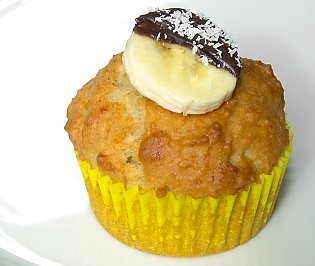 Kokos- Bananen- Muffin