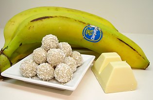 Kokos-Bananen Kügelchen