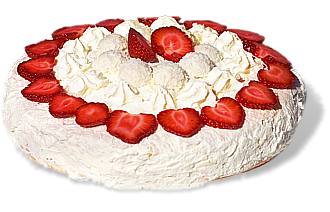 Erdbeer- Raffaello- Torte