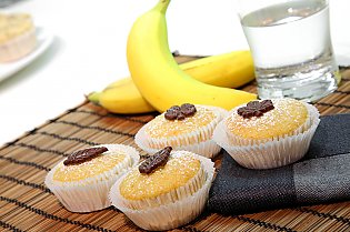 Dinkel- Bananen- Muffin